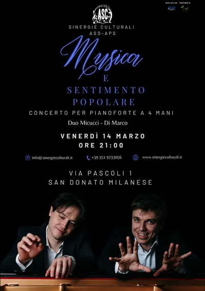 La locandina: Musica e sentimento popolare